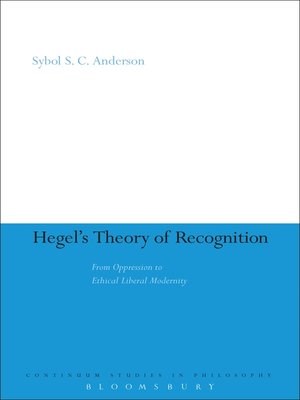 cover image of Hegel's Theory of Recognition